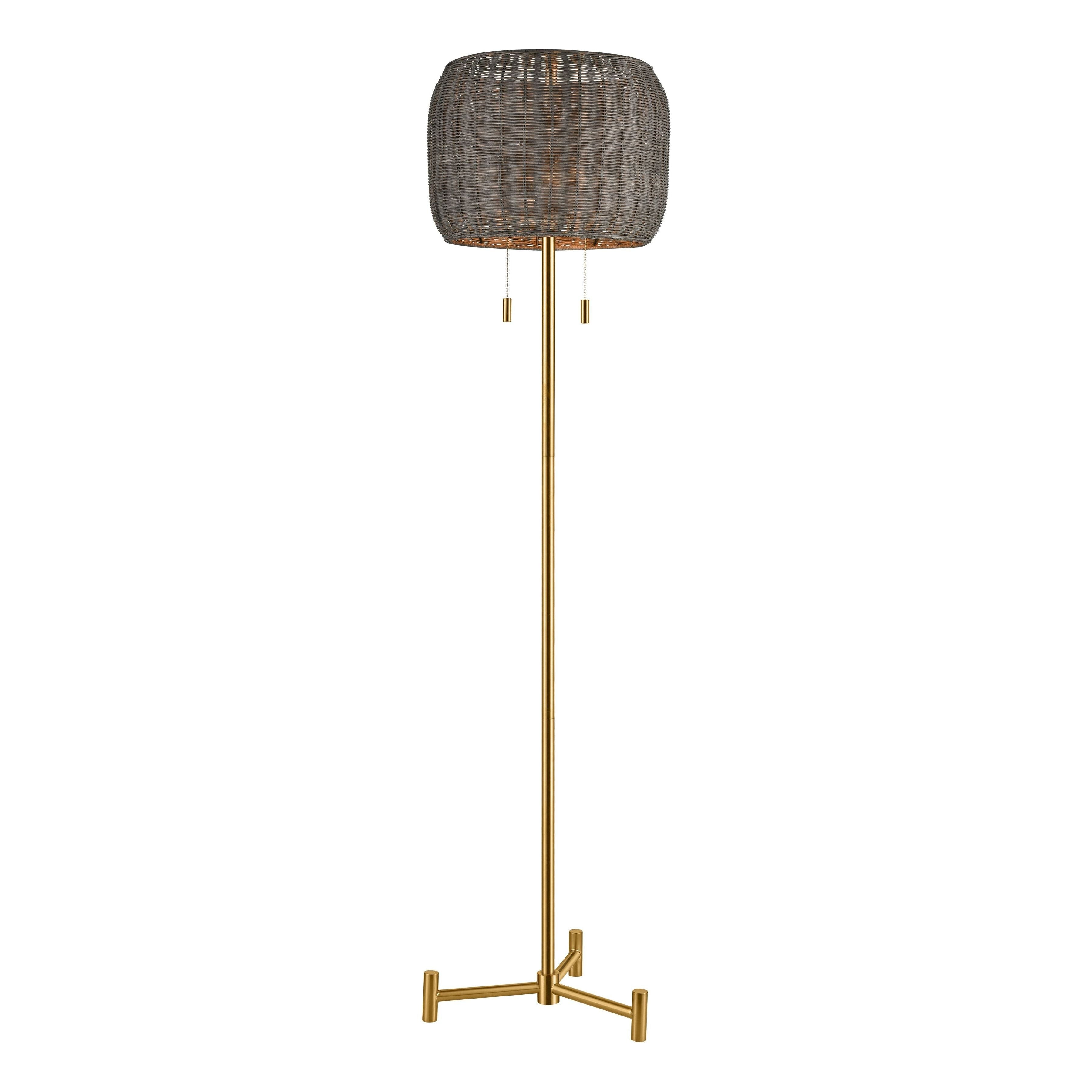 Bittar 61.5" High 2-Light Floor Lamp