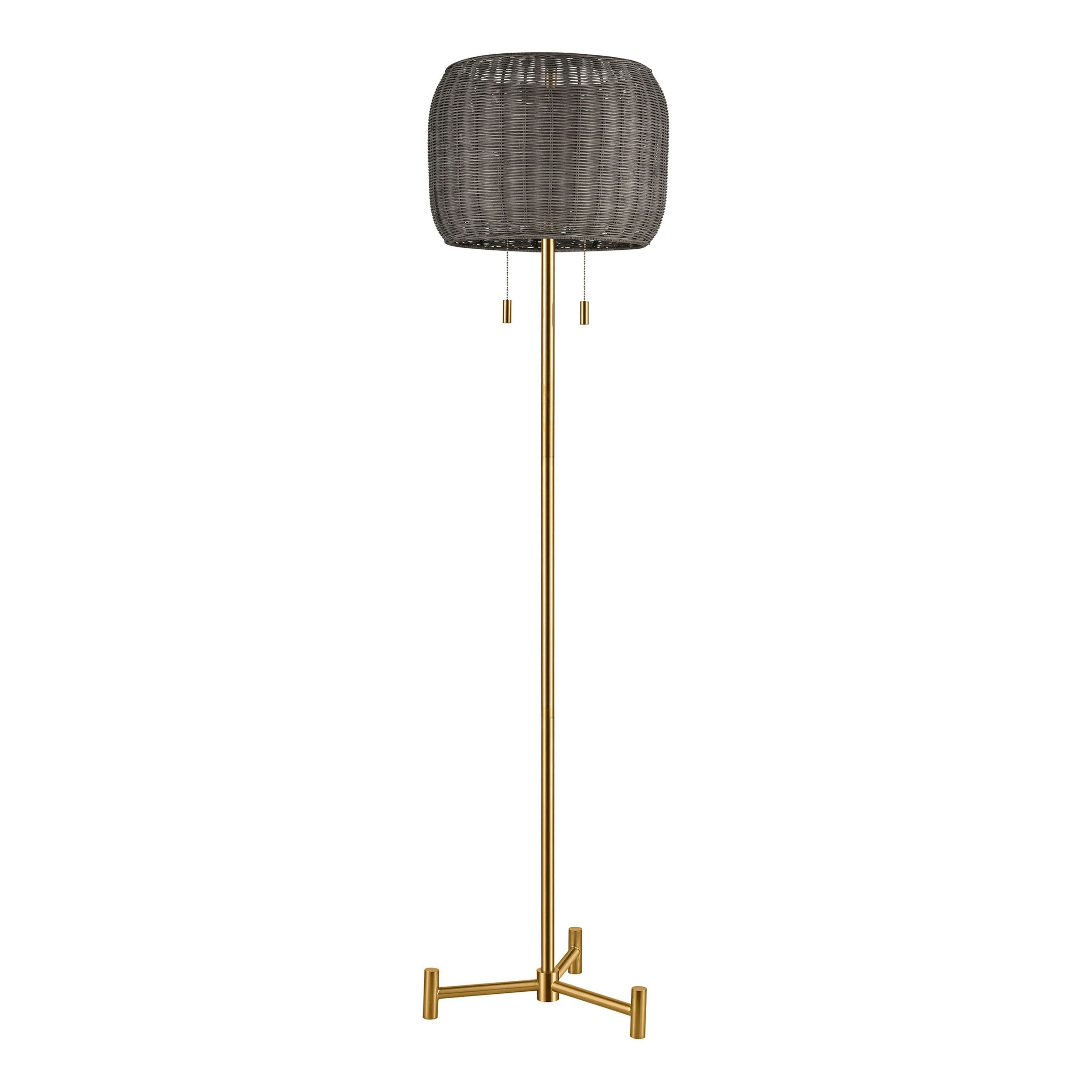 Bittar 61.5" High 2-Light Floor Lamp