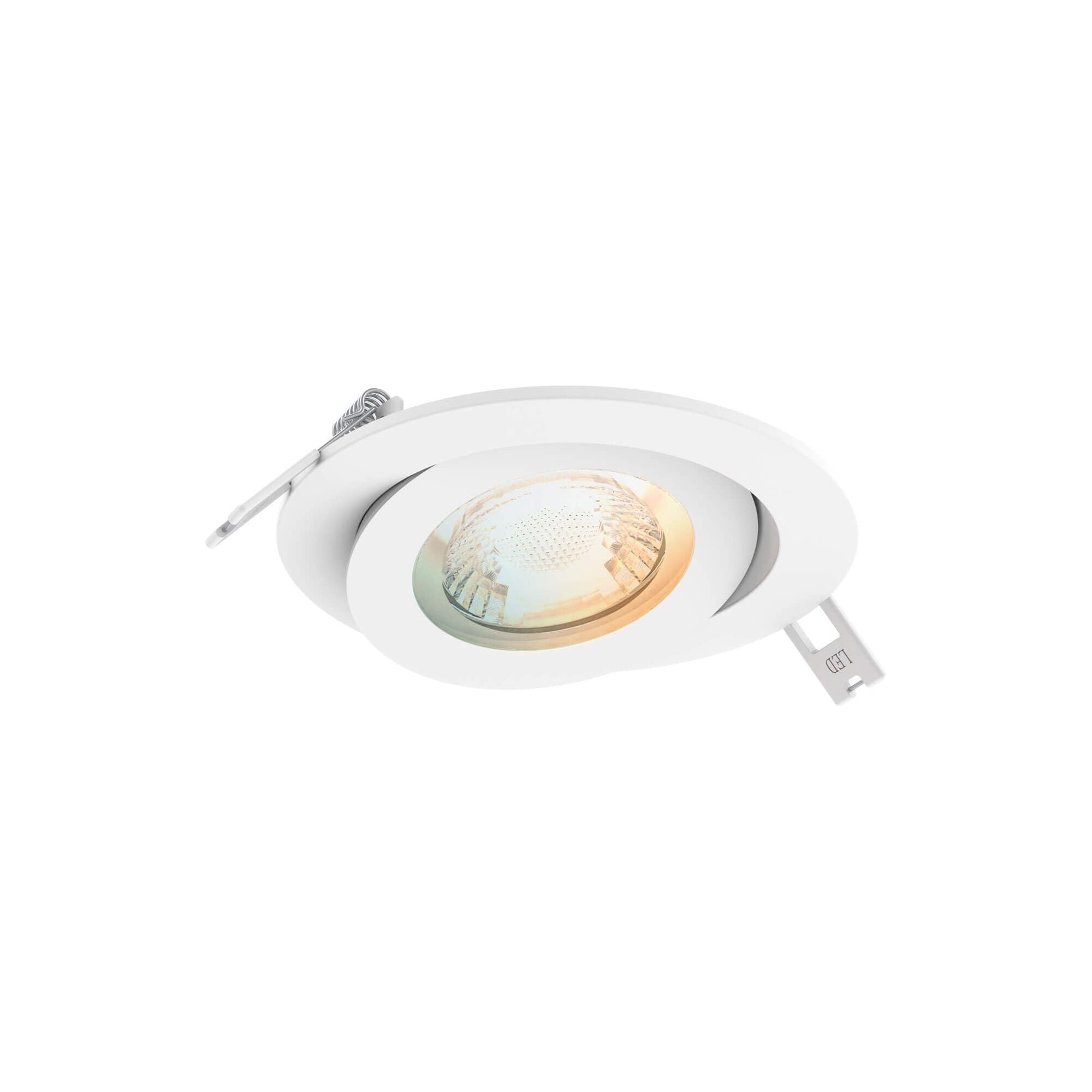 4" RGB+CCT Smart Flat Gimbal Recessed Light Pro