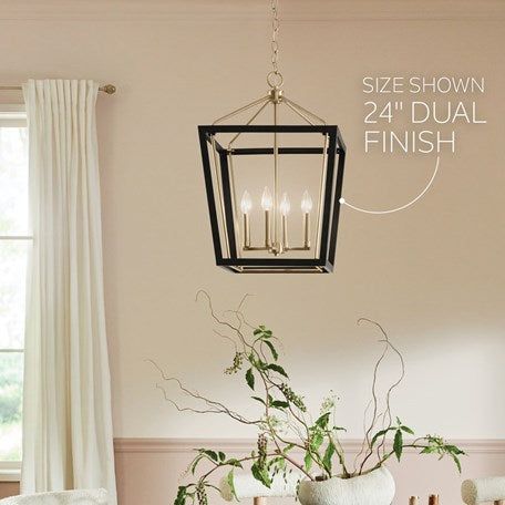 Delvin 31.75" 4-Light Foyer Pendant