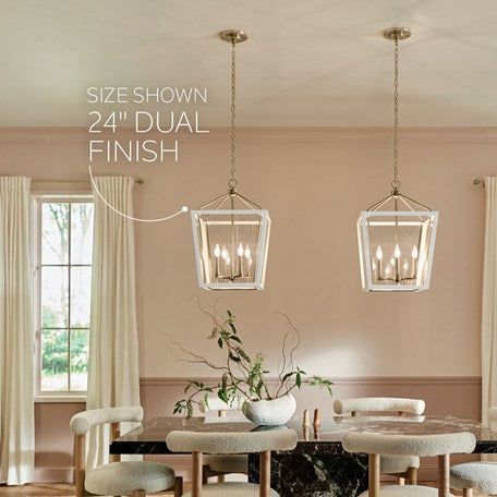 Delvin 31.75" 4-Light Foyer Pendant