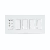 4 Dimmer and 1 Timer Screwless Plate and Box