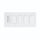 4 Dimmer and 1 Timer Screwless Plate and Box