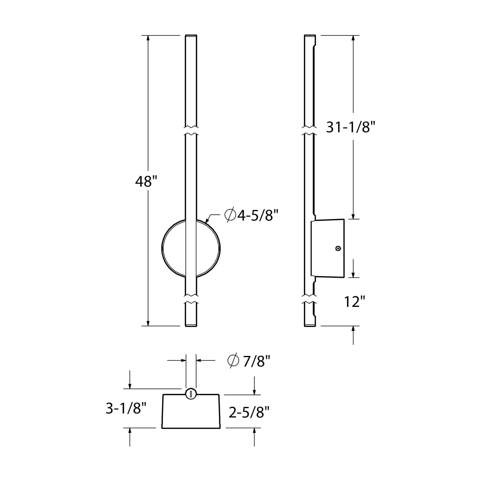 Midnight 48" Indirect Linear Wall Sconce