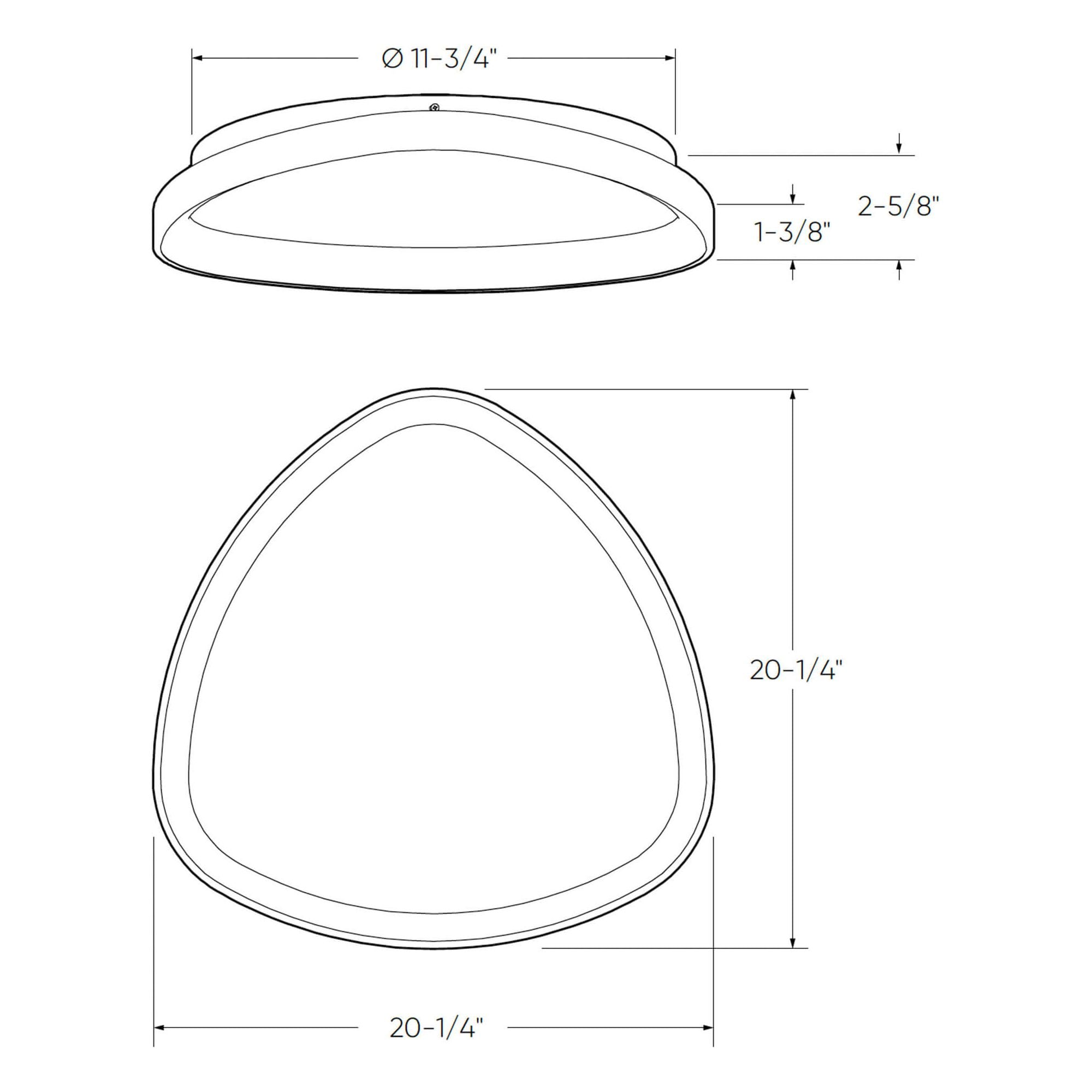 Pyra Trimless Flush Mount