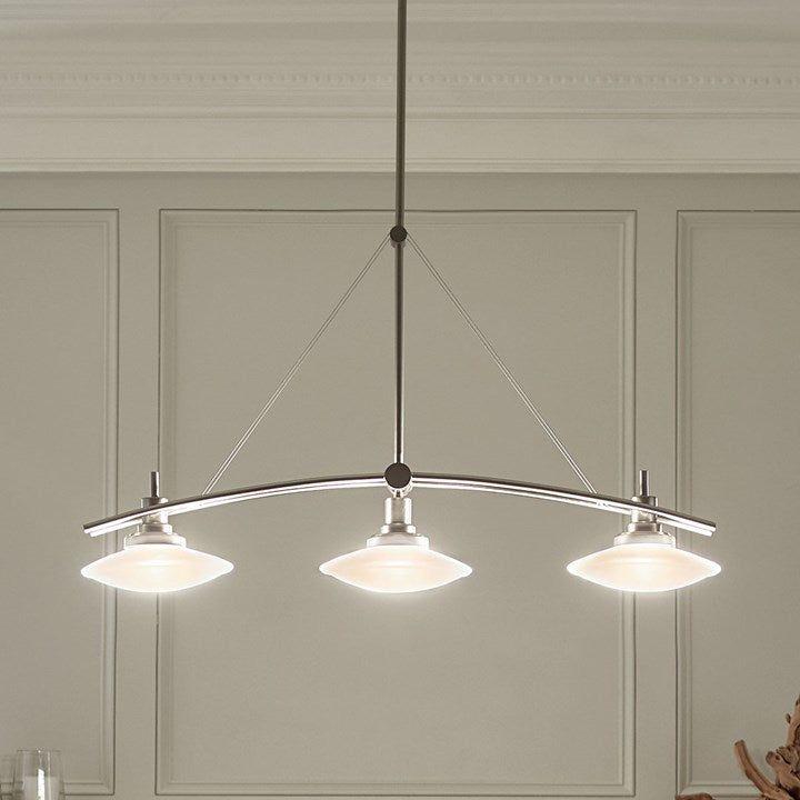 Structures 37" 3-Light Linear Chandelier