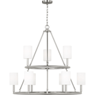 Visual Comfort Studio Collection - Egmont 9-Light XL Chandelier - Lights Canada