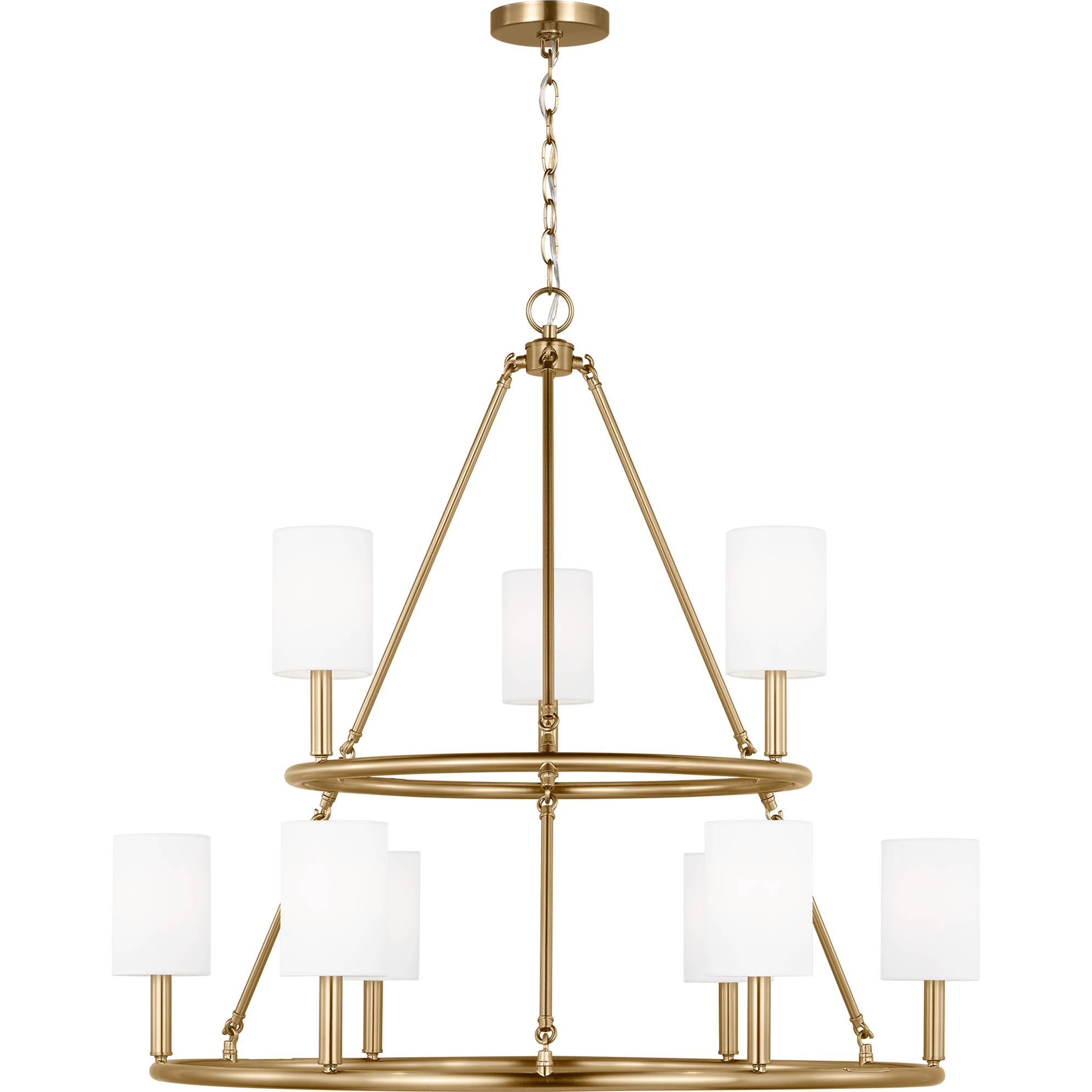 Visual Comfort Studio Collection - Egmont 9-Light XL Chandelier - Lights Canada