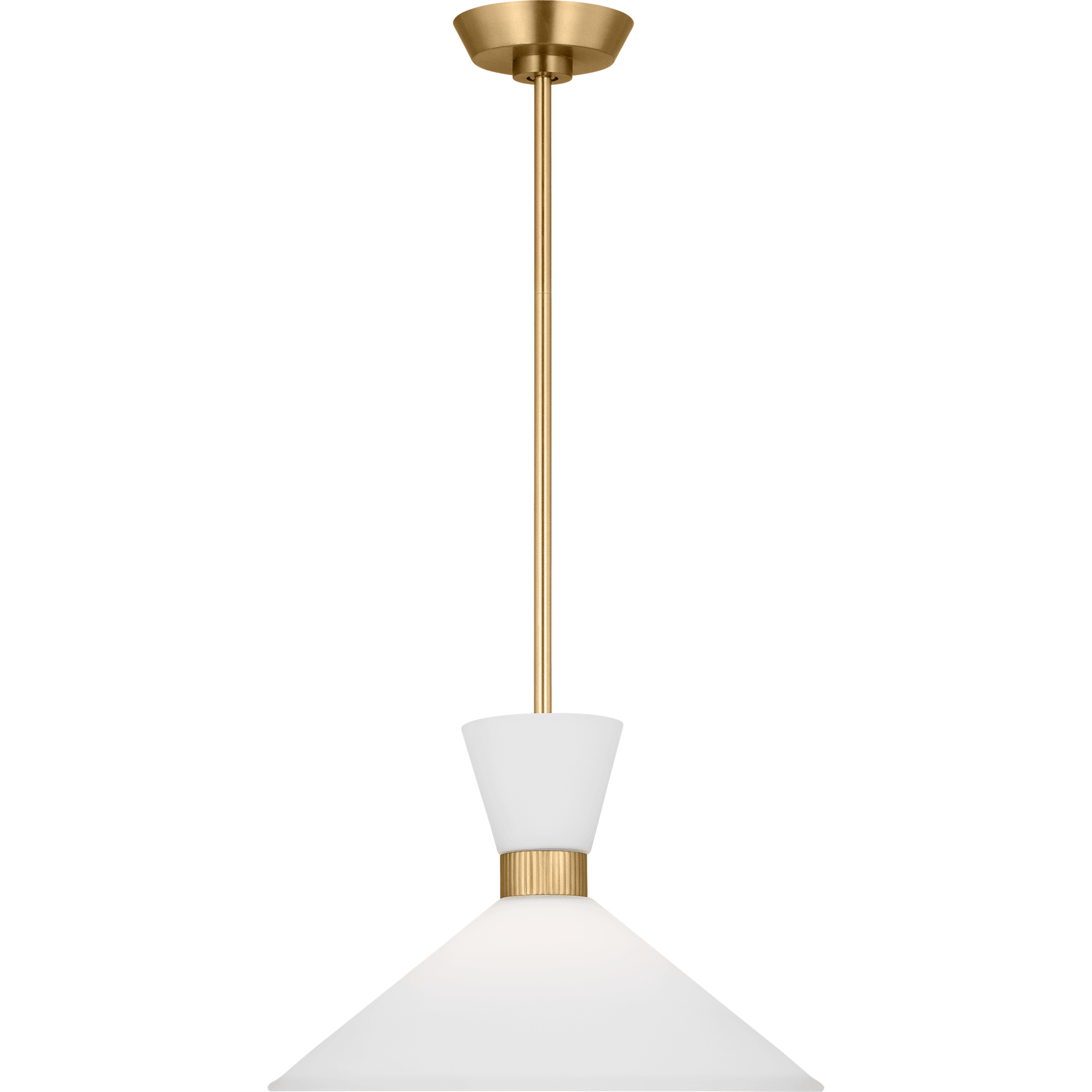 Visual Comfort Studio Collection - Belcarra 1-Light Medium Pendant - Lights Canada