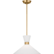 Visual Comfort Studio Collection - Belcarra 1-Light Medium Pendant - Lights Canada