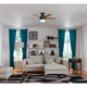 Anslee Low Profile Fan with Light 46"