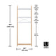 Umbra - Bellwood Over the Toilet Shelf - Lights Canada