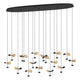 Dracera 61" 17-Light LED Pendant