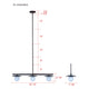 Mierka 3-Light Pendant