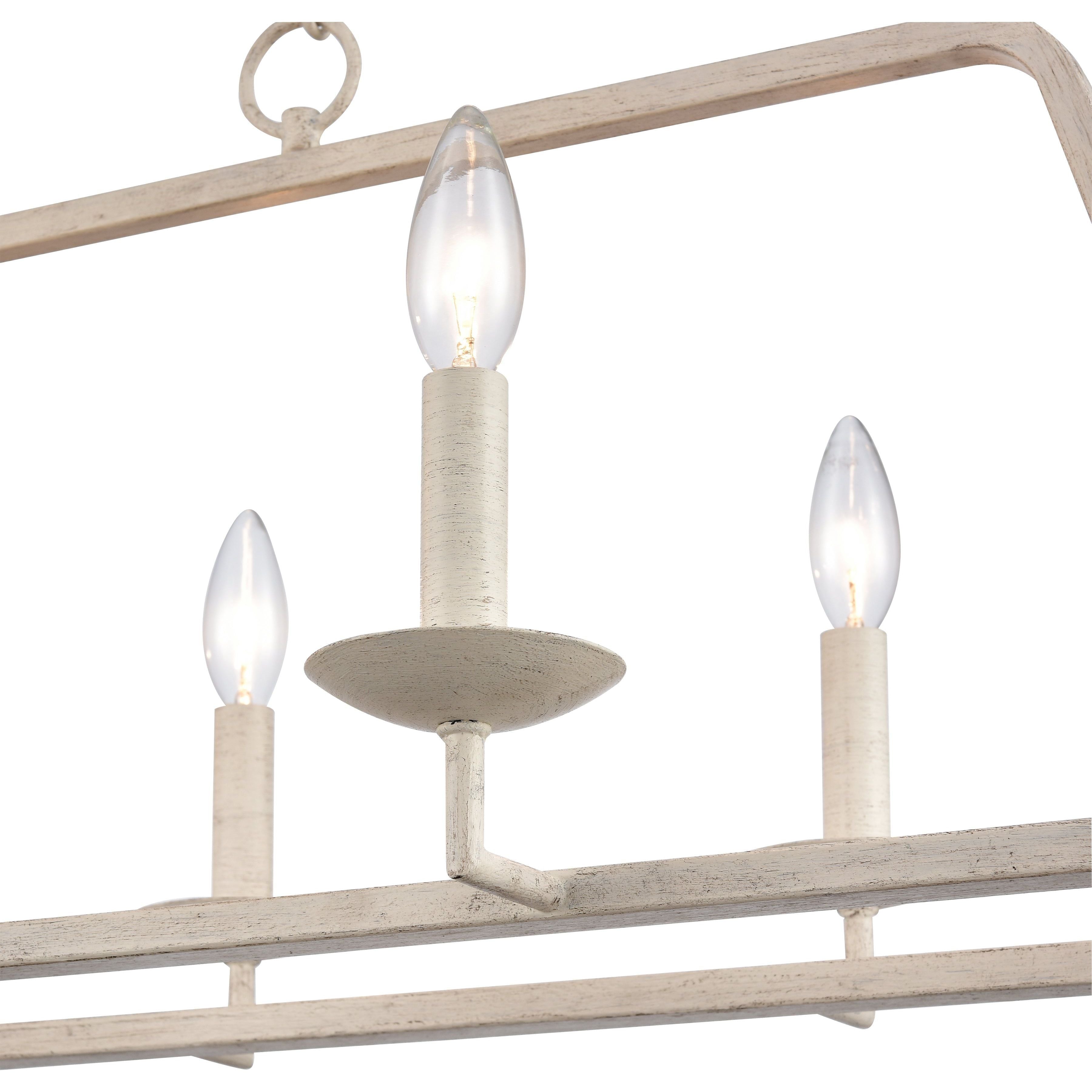 Joanie 34" Wide 6-Light Linear Chandelier