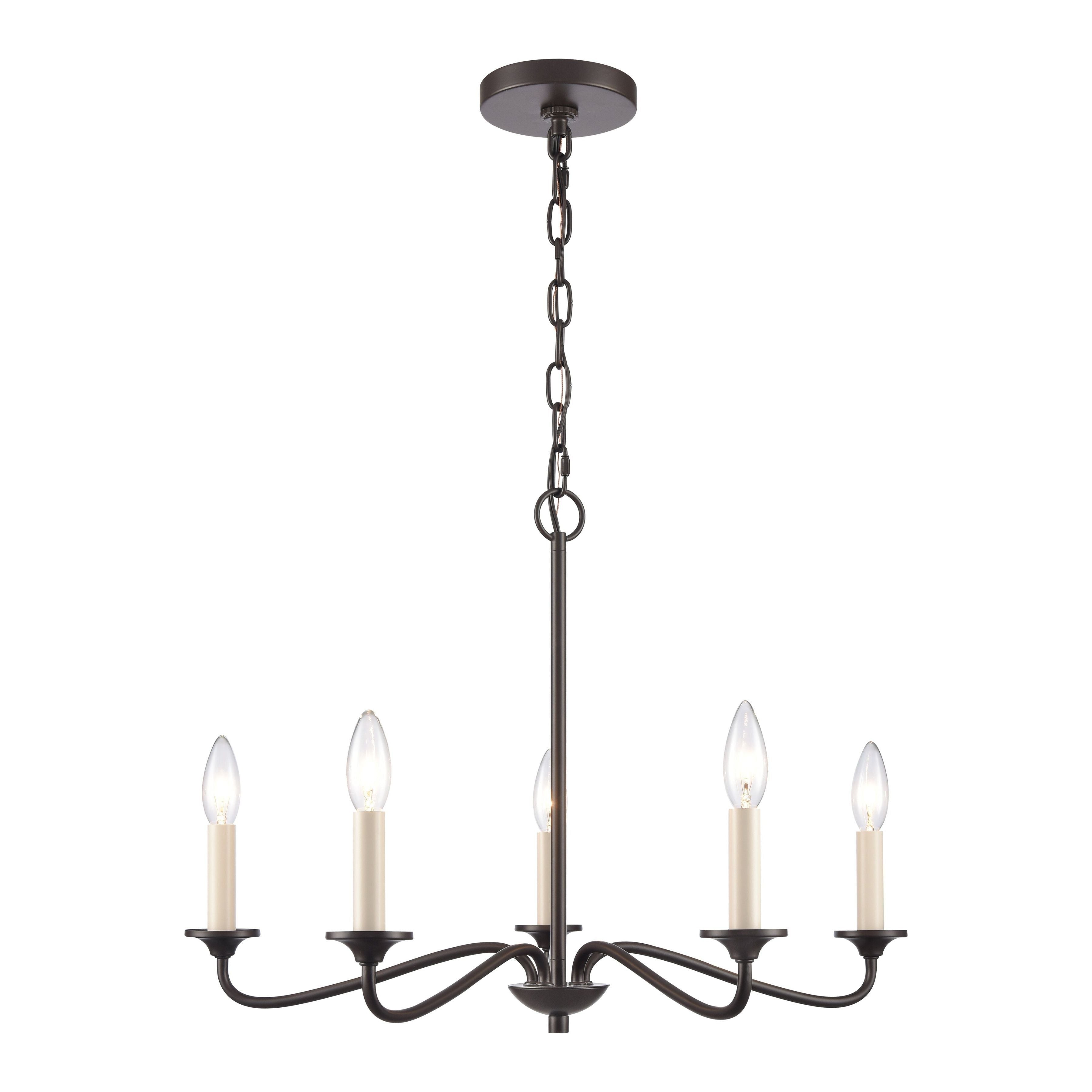 Quinn 24" Wide 5-Light Chandelier