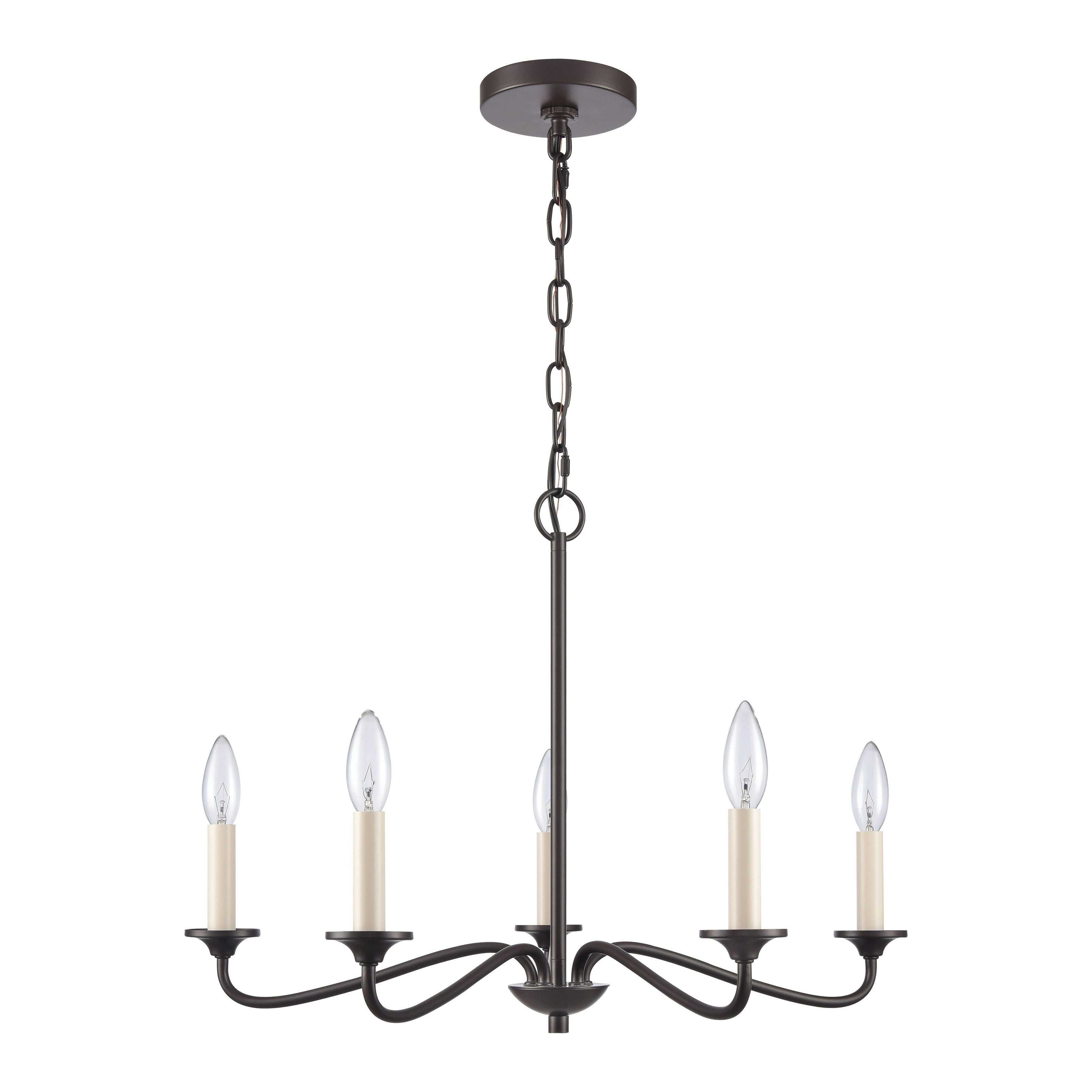 Quinn 24" Wide 5-Light Chandelier