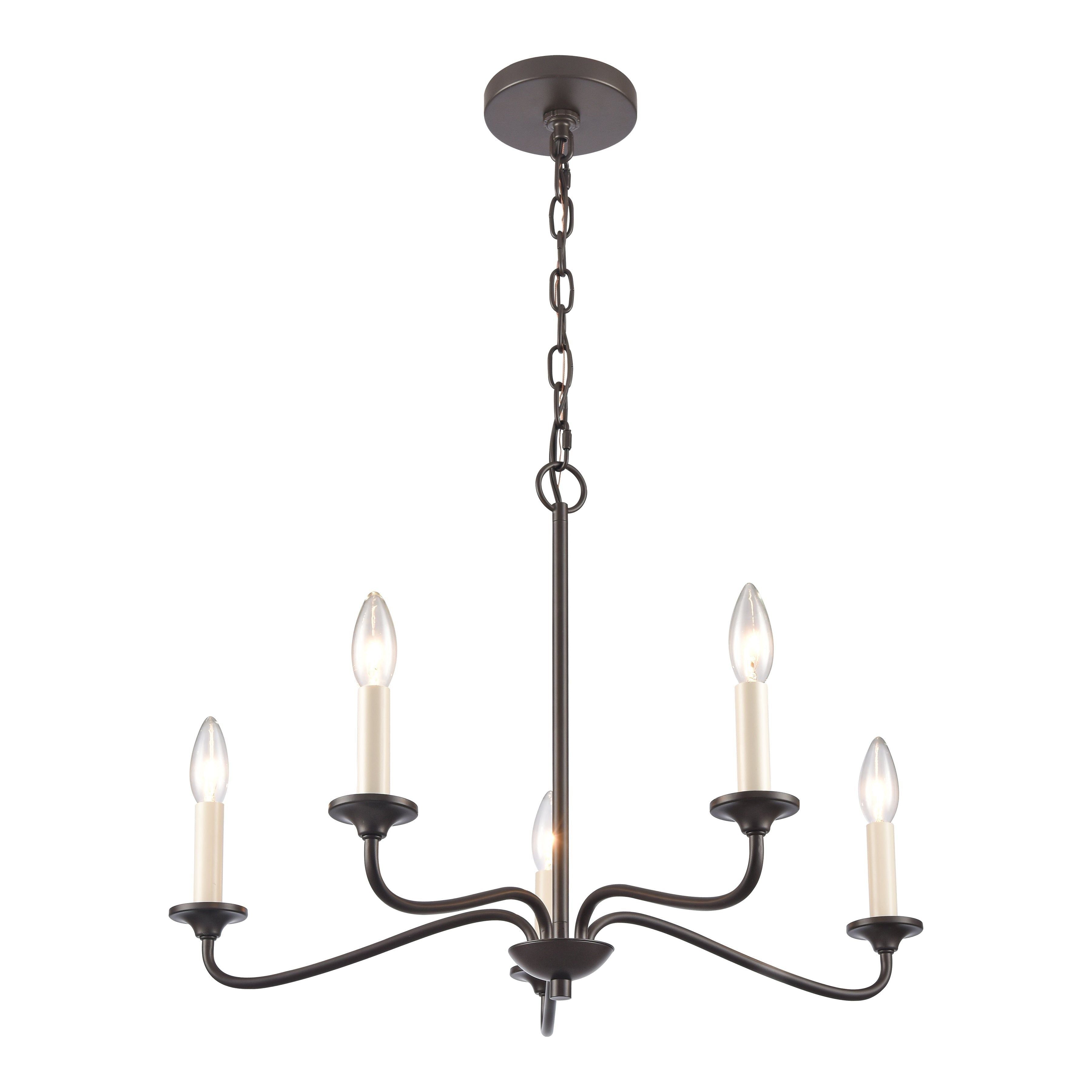 Quinn 24" Wide 5-Light Chandelier