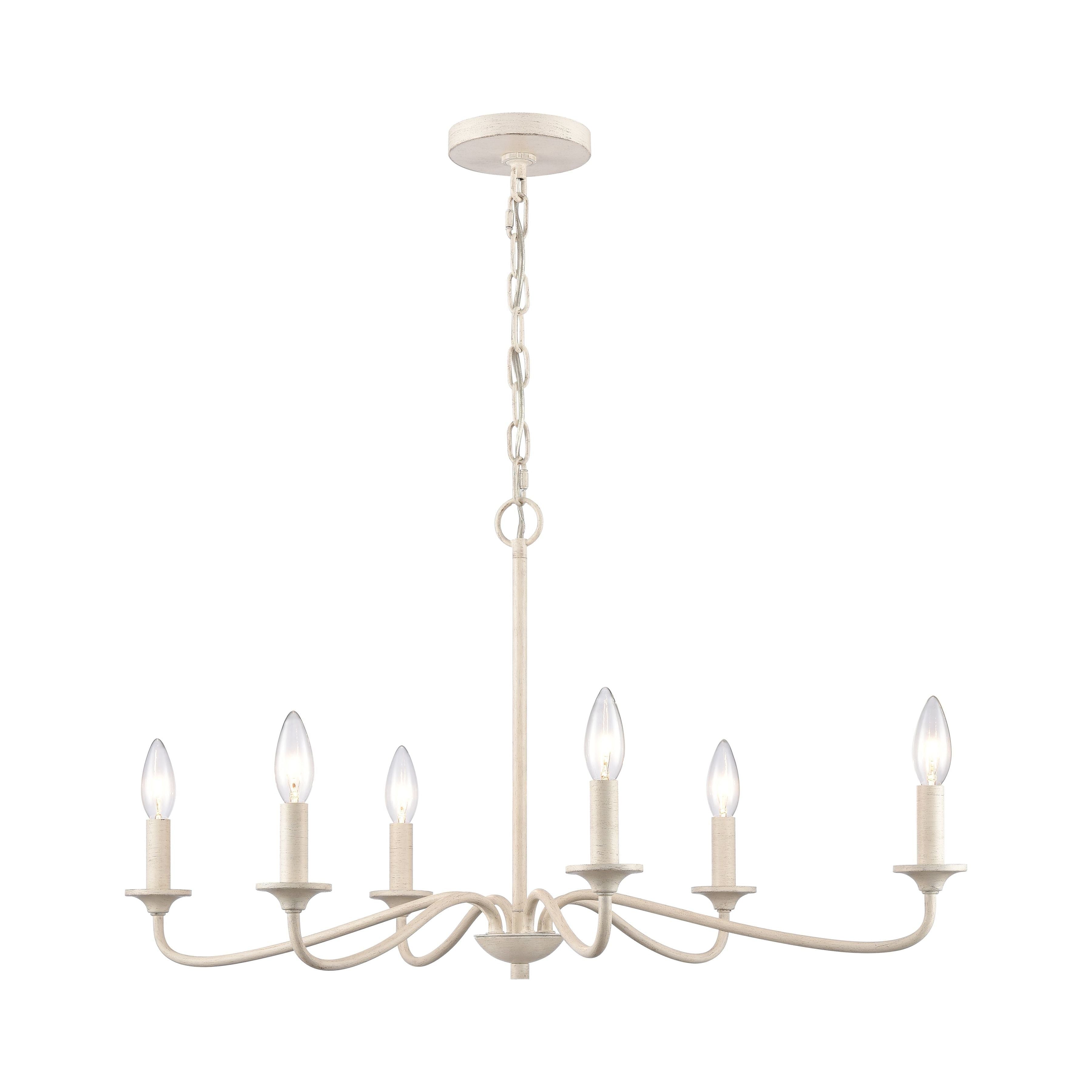 Quinn 30" Wide 6-Light Chandelier