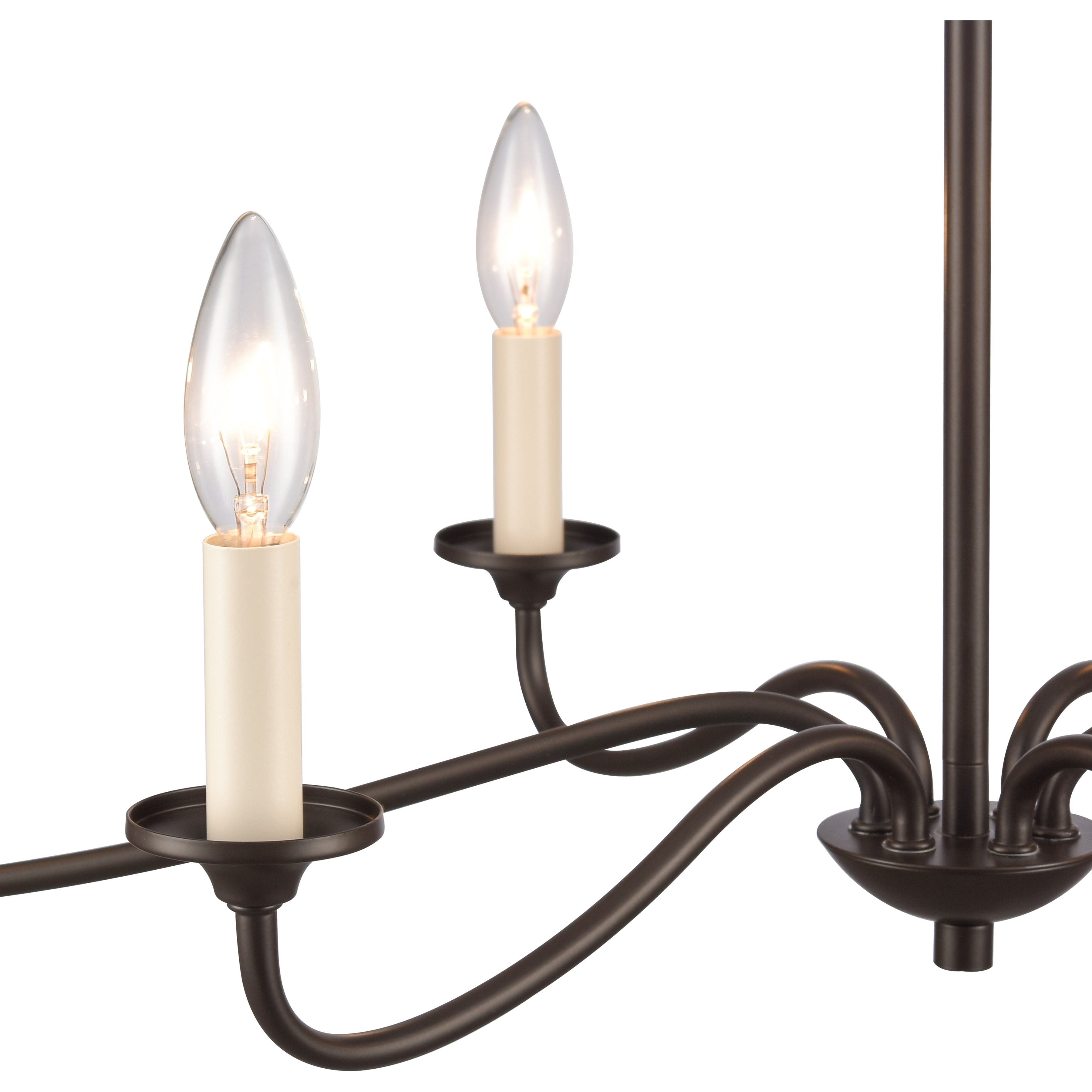 Quinn 30" Wide 6-Light Chandelier