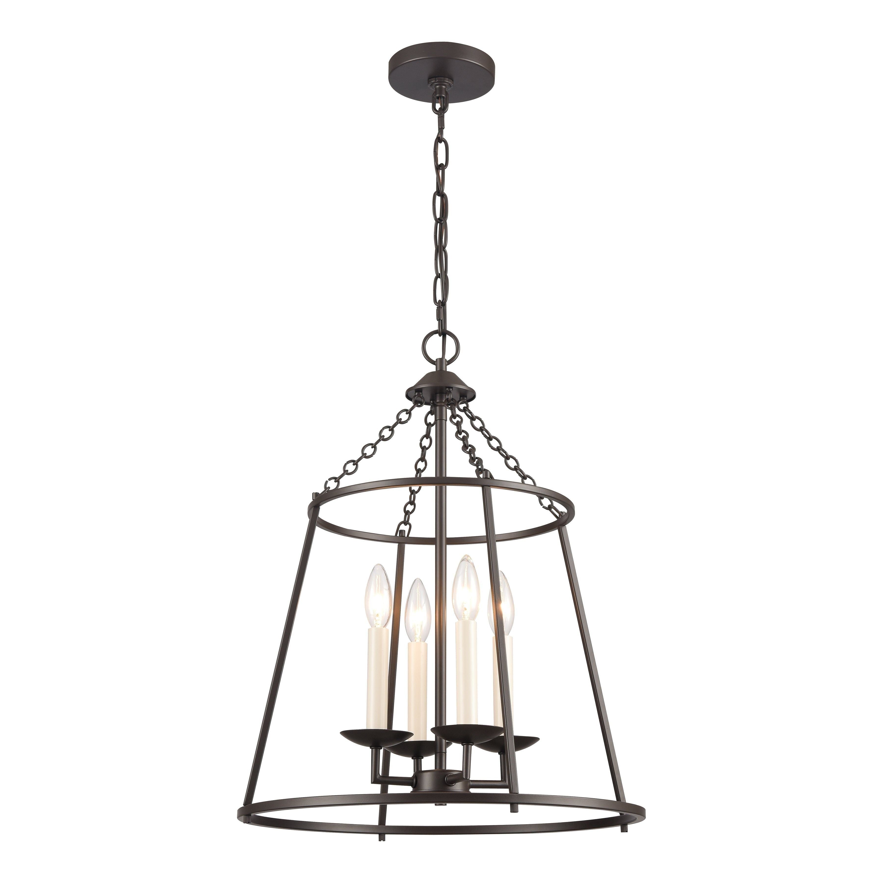 Joanie 17.25" Wide 4-Light Pendant