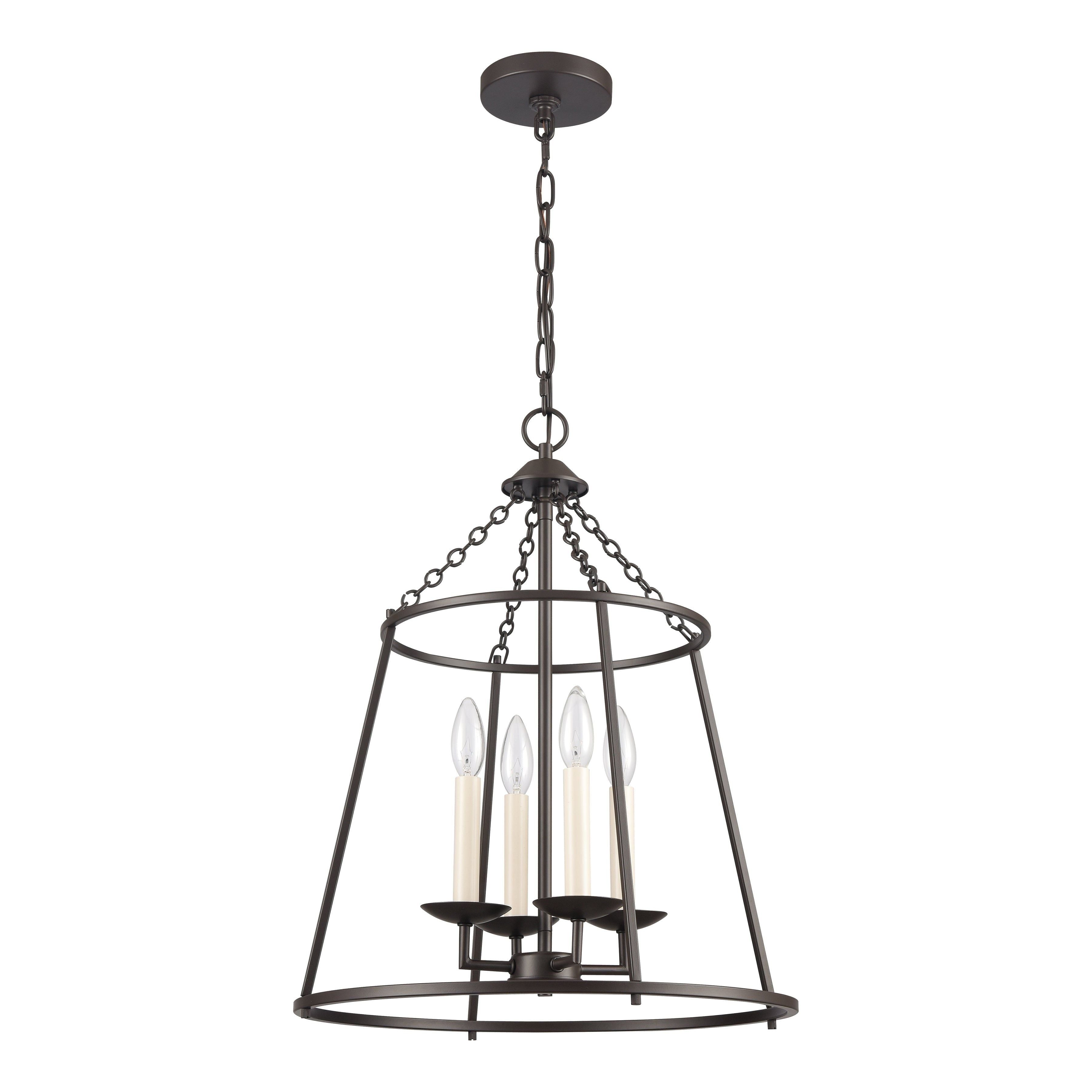 Joanie 17.25" Wide 4-Light Pendant