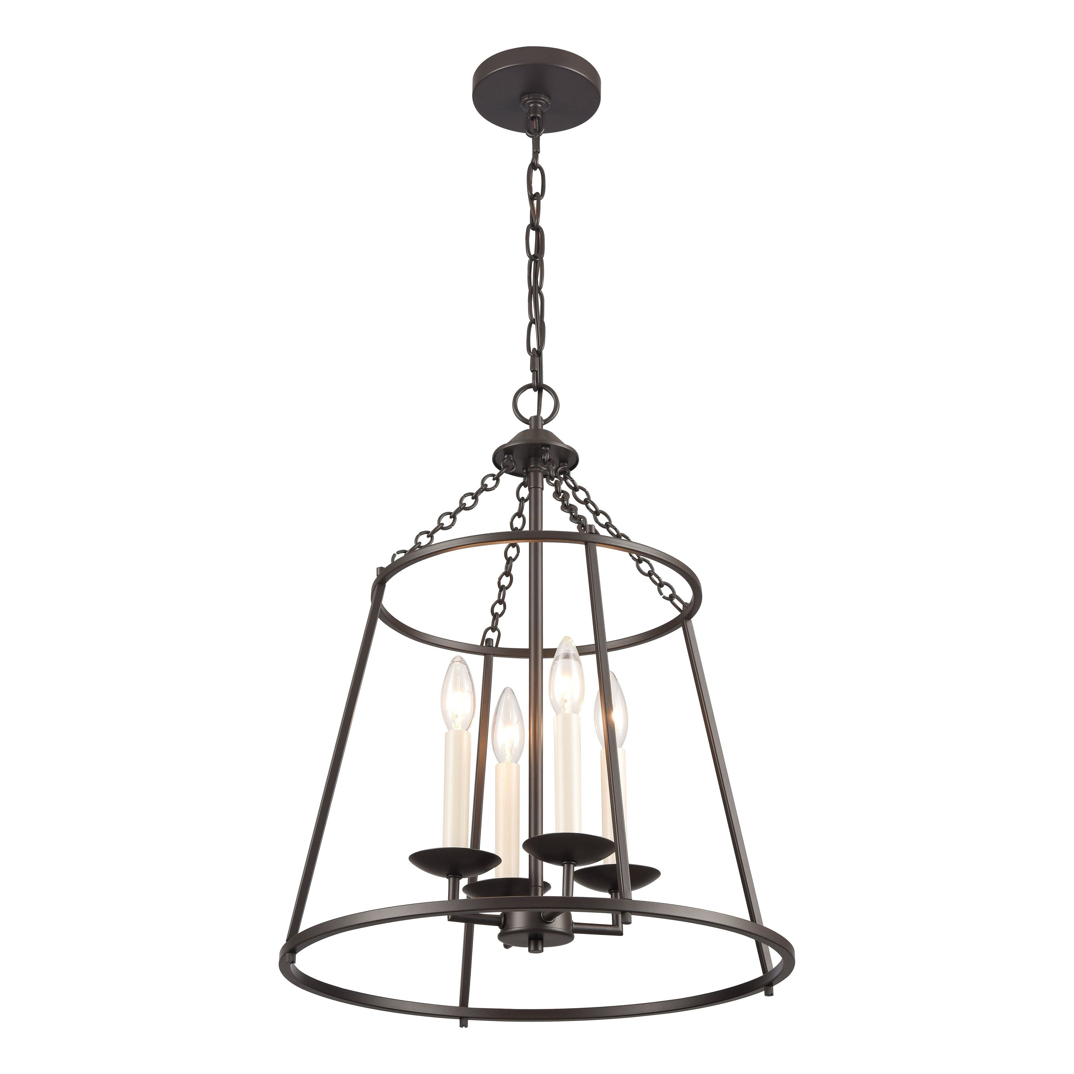 Joanie 17.25" Wide 4-Light Pendant