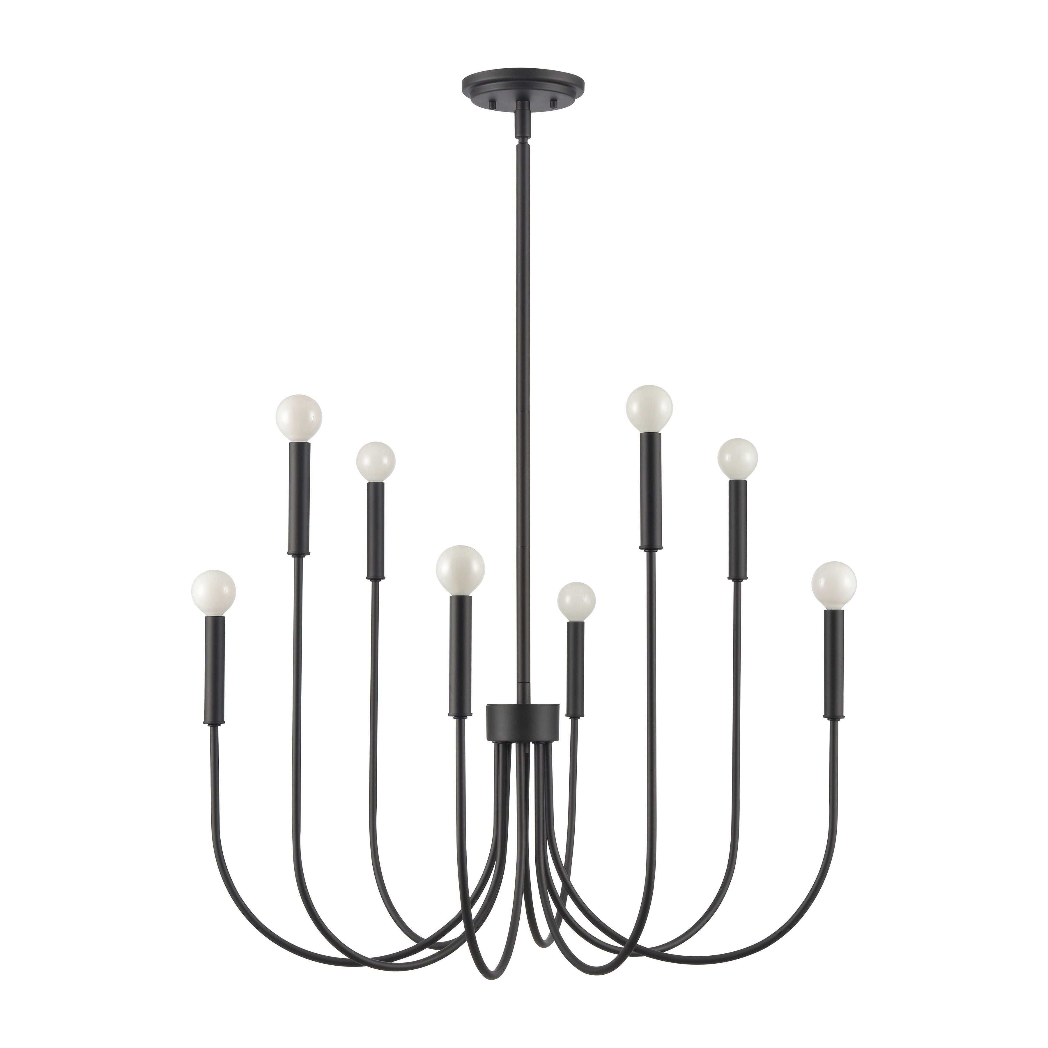 Ulla 28" Wide 8-Light Chandelier