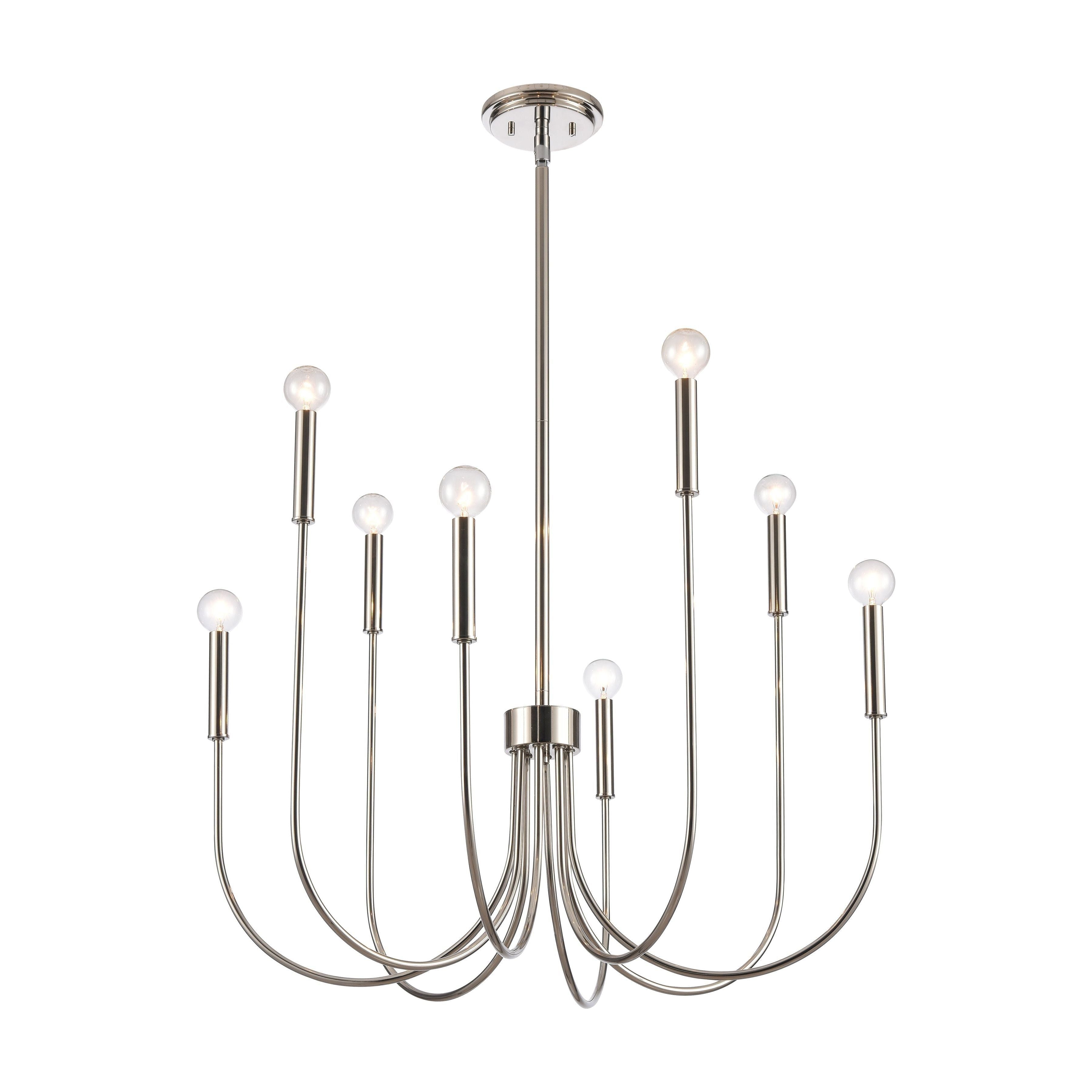 Ulla 28" Wide 8-Light Chandelier