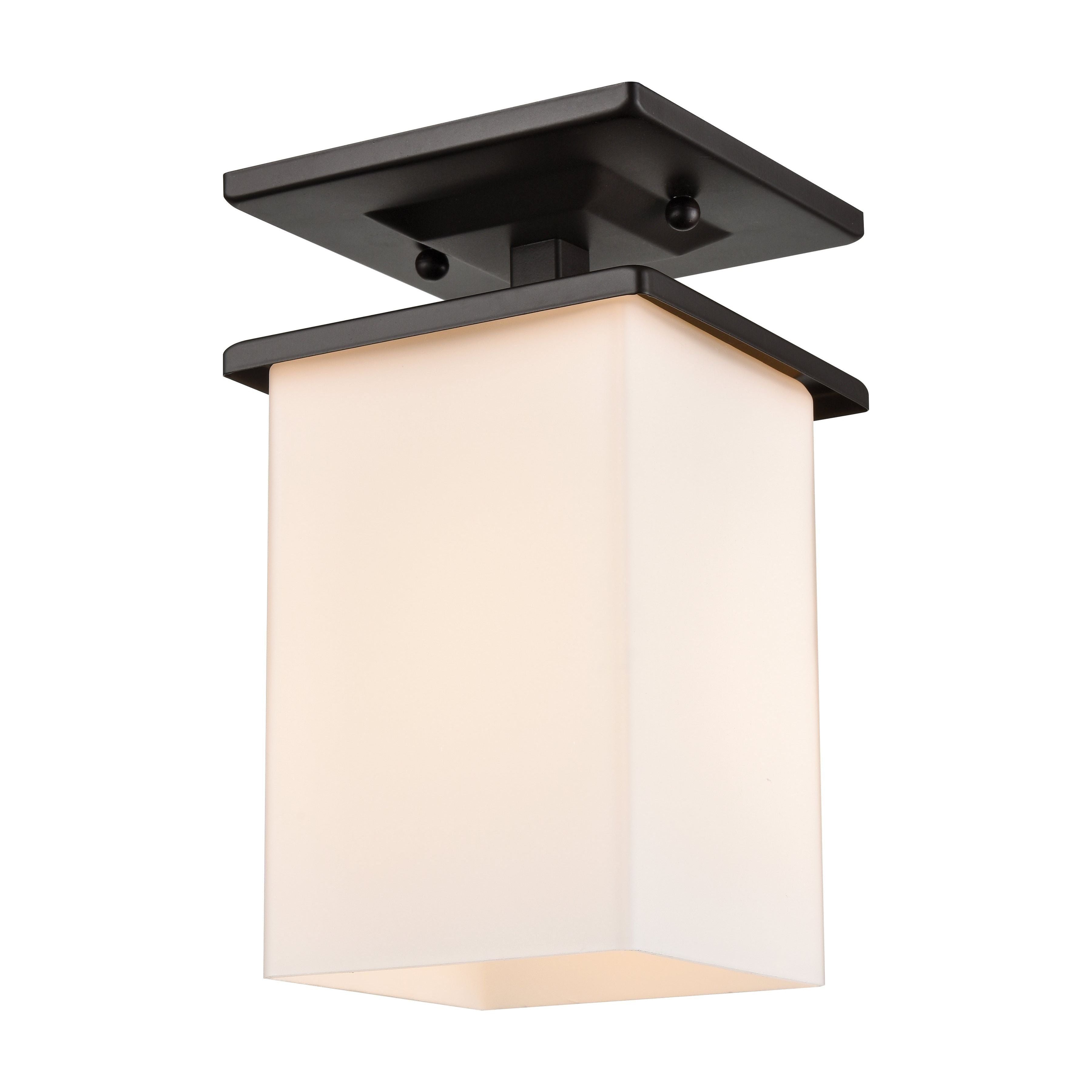 Broad Street 5.5" Wide 1-Light Outdoor Flush Mount