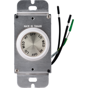 3-Speed Rotary Hardwire Wall Control