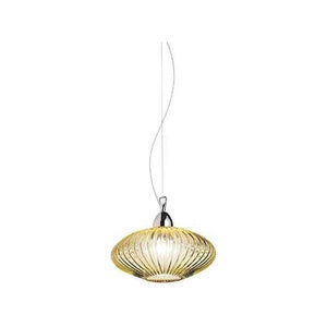 gold glass pendant light