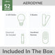 Aerodyne Smart Fan with LED Light 52"