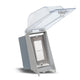 Single Duplex Switch Weatherproof Flush Mount and Gang Box