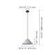 Alsager 16" 1-Light Pendant