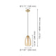 Alobrase 8" 1-Light Pendant