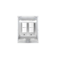 Dual Duplex Switch Weatherproof Flush Mount and Gang Box
