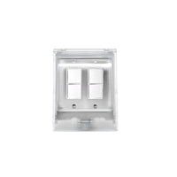 Dual Duplex Switch Weatherproof Flush Mount and Gang Box