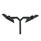 39" 8' Pole Mount with Double Crossbar