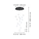 Espardello 23" 6-Light 3CCT LED Pendant