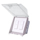 Dual Duplex Switch Weatherproof Flush Mount and Gang Box