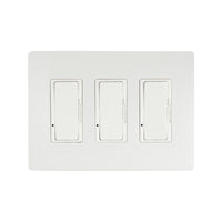 3 Dimmer Screwless Plate and Box