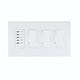3 Dimmer and 1 Timer Screwless Plate and Box