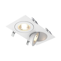 Pivot Double 4" Flat Recessed LED Gimbal Light