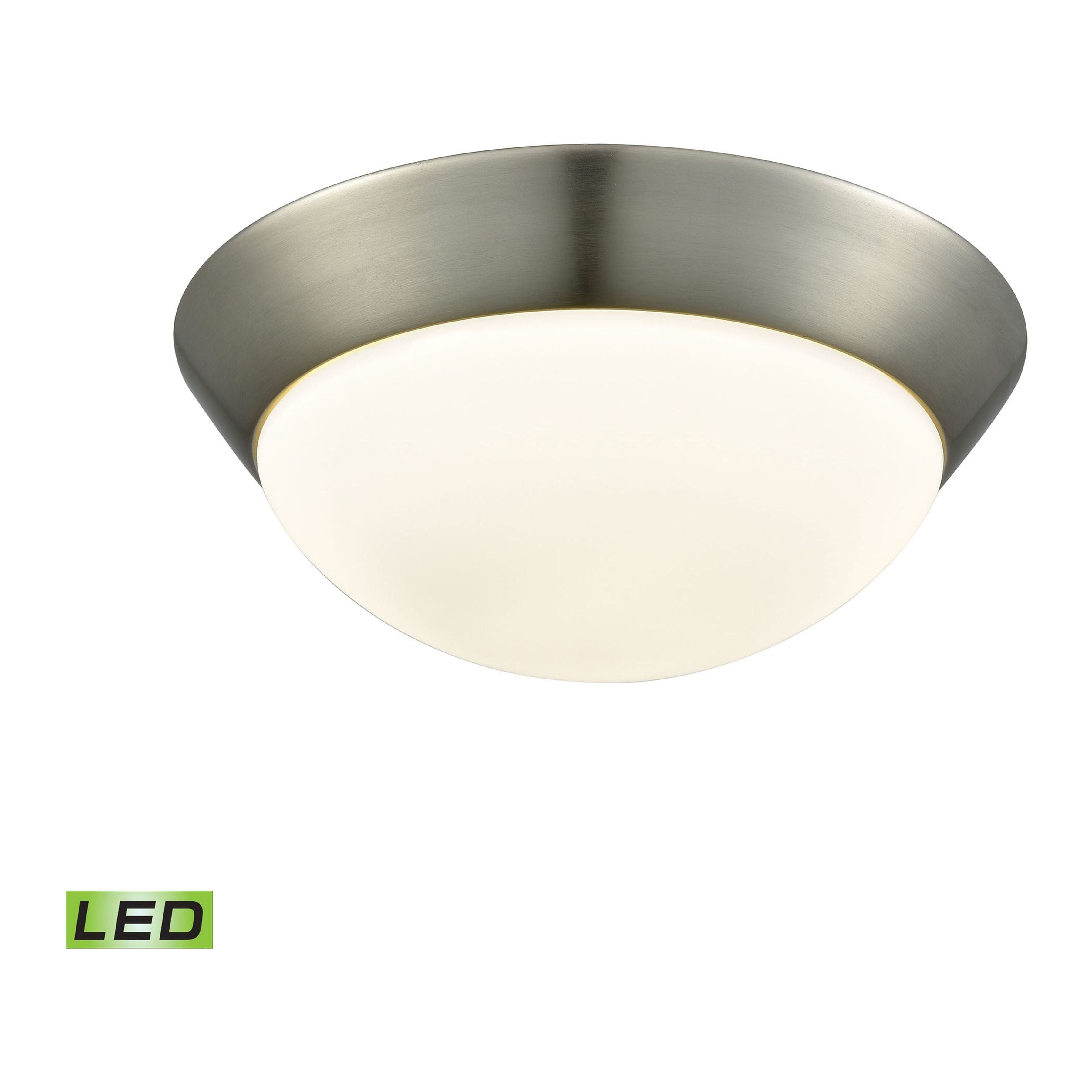 Contours 11" Wide 1-Light Flush Mount