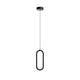 Single Vertical Oblong Pendant 16"
