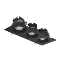 Triple 3.5" Regressed Gimbal Downlight