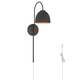 Erling 1-Light Large 7" Pin-up Sconce