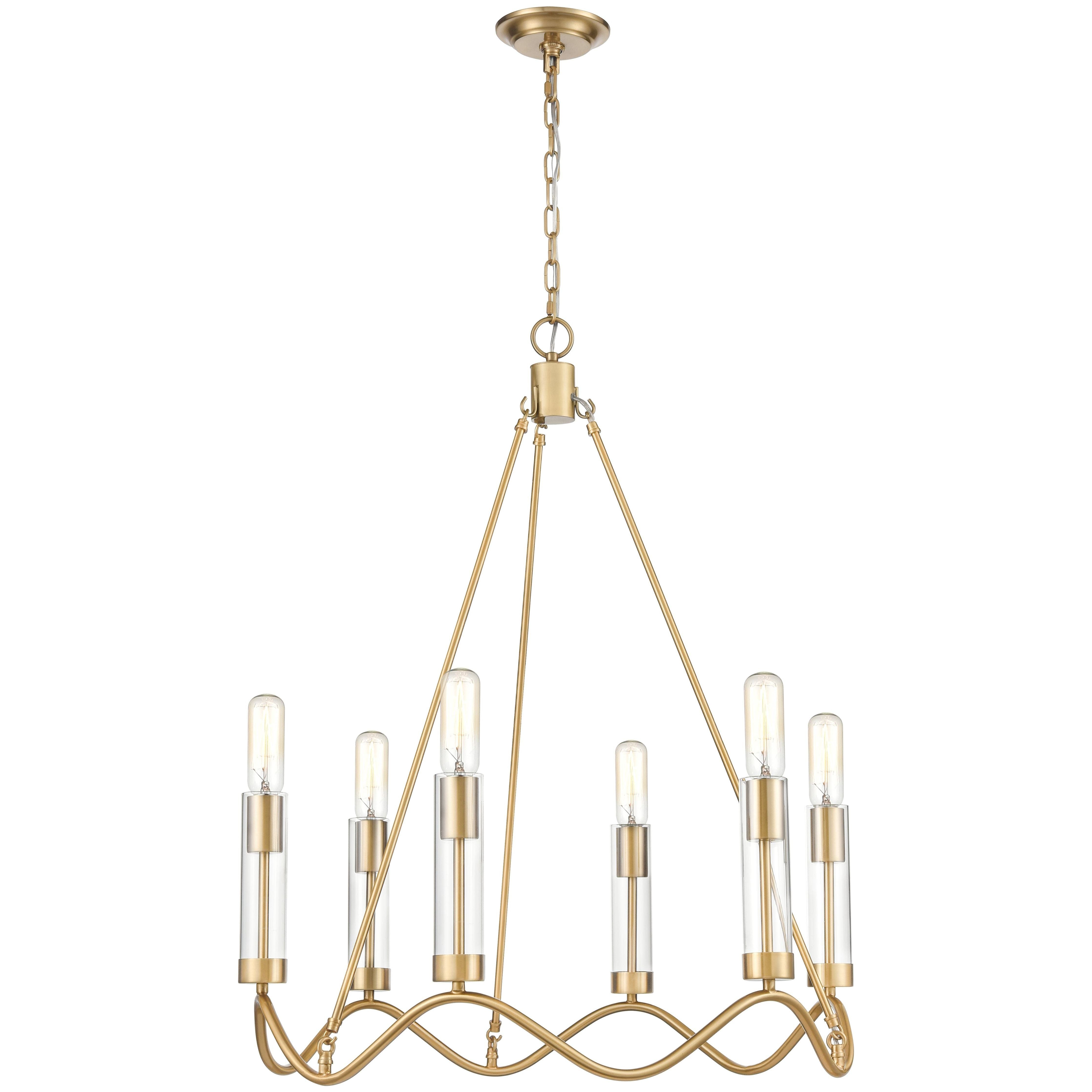 Celsius 27" Wide 6-Light Chandelier