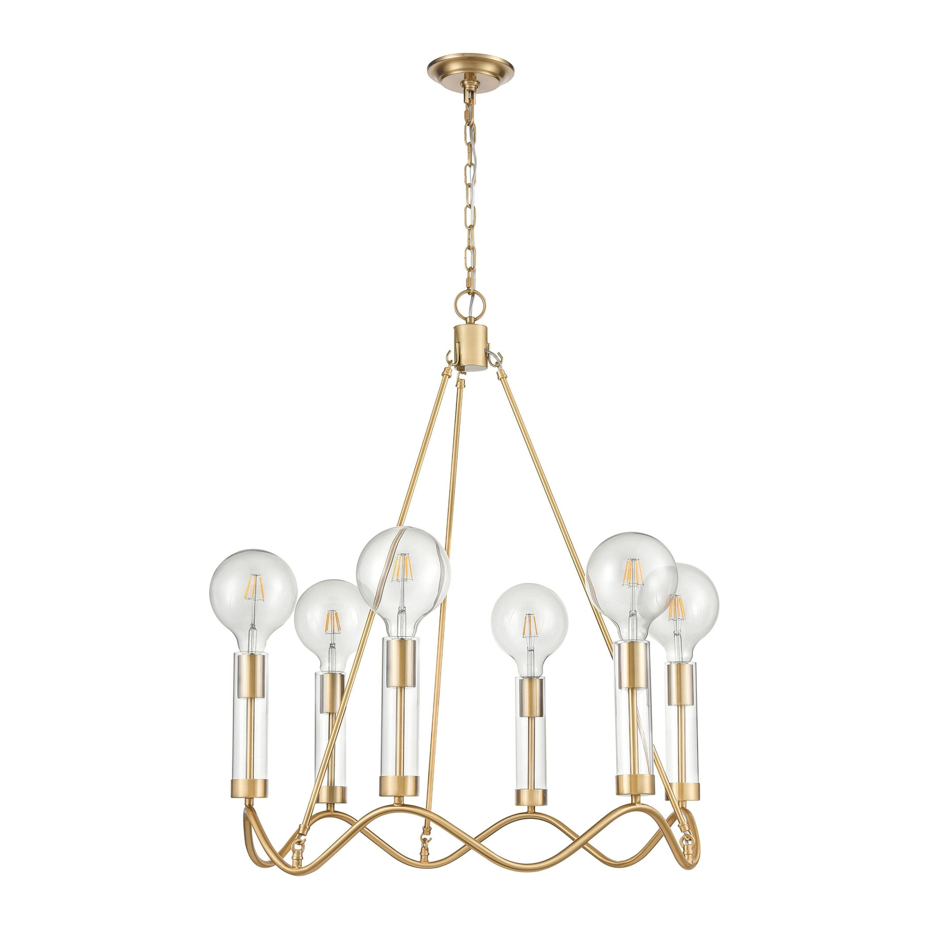 Celsius 27" Wide 6-Light Chandelier